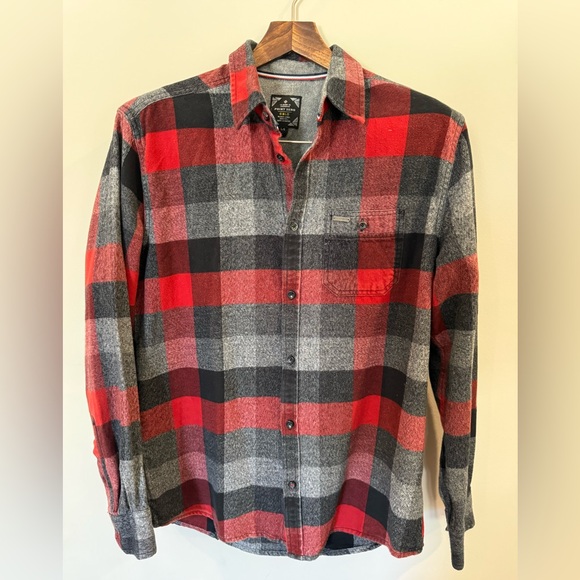 Point Zero Other - Point Zero Buffalo Plaid Flannel Shirt (Large) – Double Napped Cotton